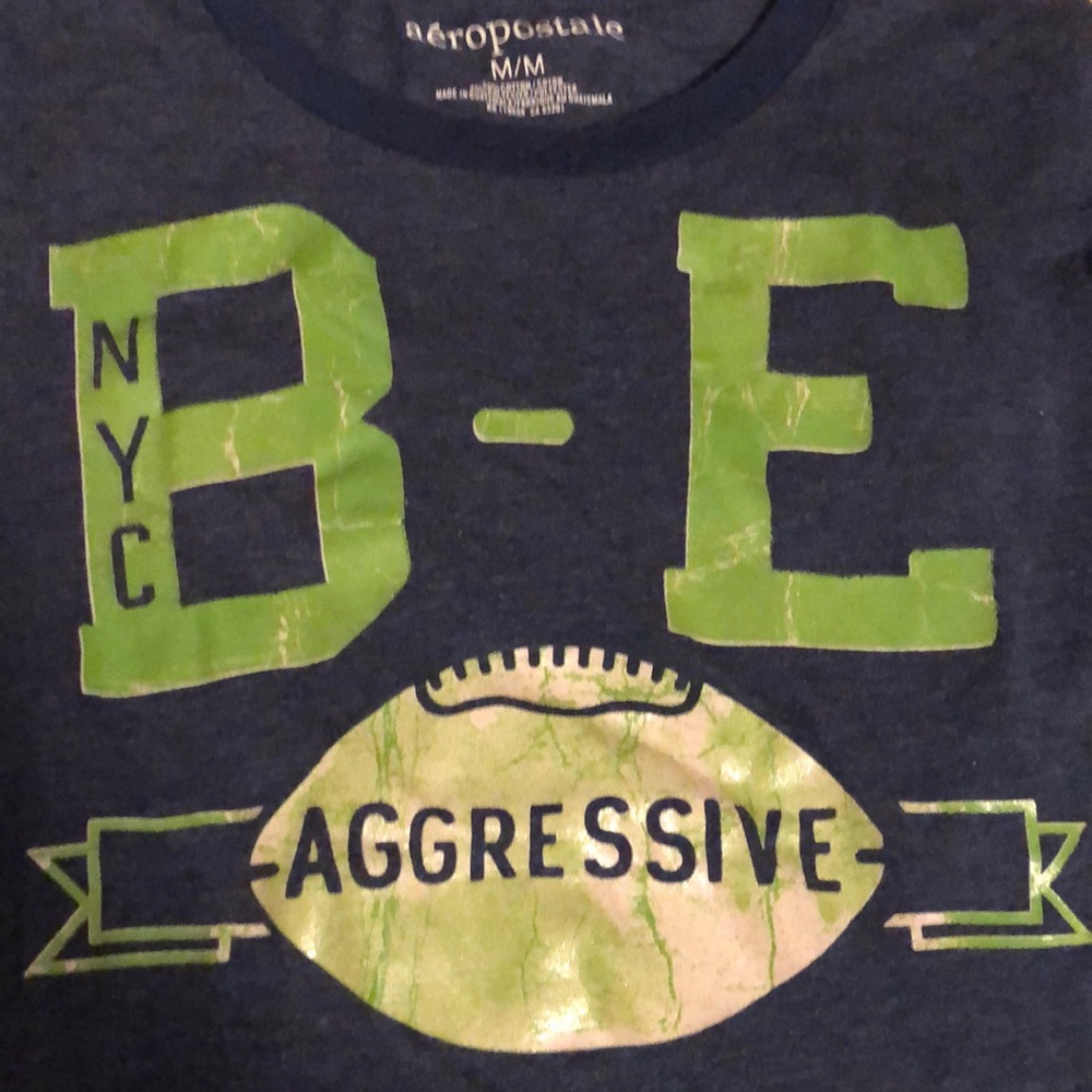Aeropostale Girls M/M B-E Aggressive T-Shirt